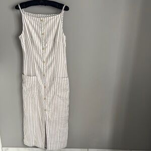 Maeve Striped Button-Down Dress